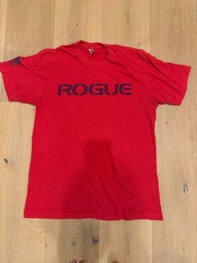 Rogue Men's Red Tee with Black Logo